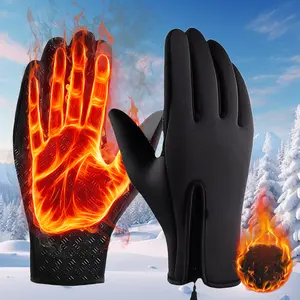 2 Pairs Windproof Winter Gloves Touchscreen Gloves Thermal Warm Gloves for Men and Women