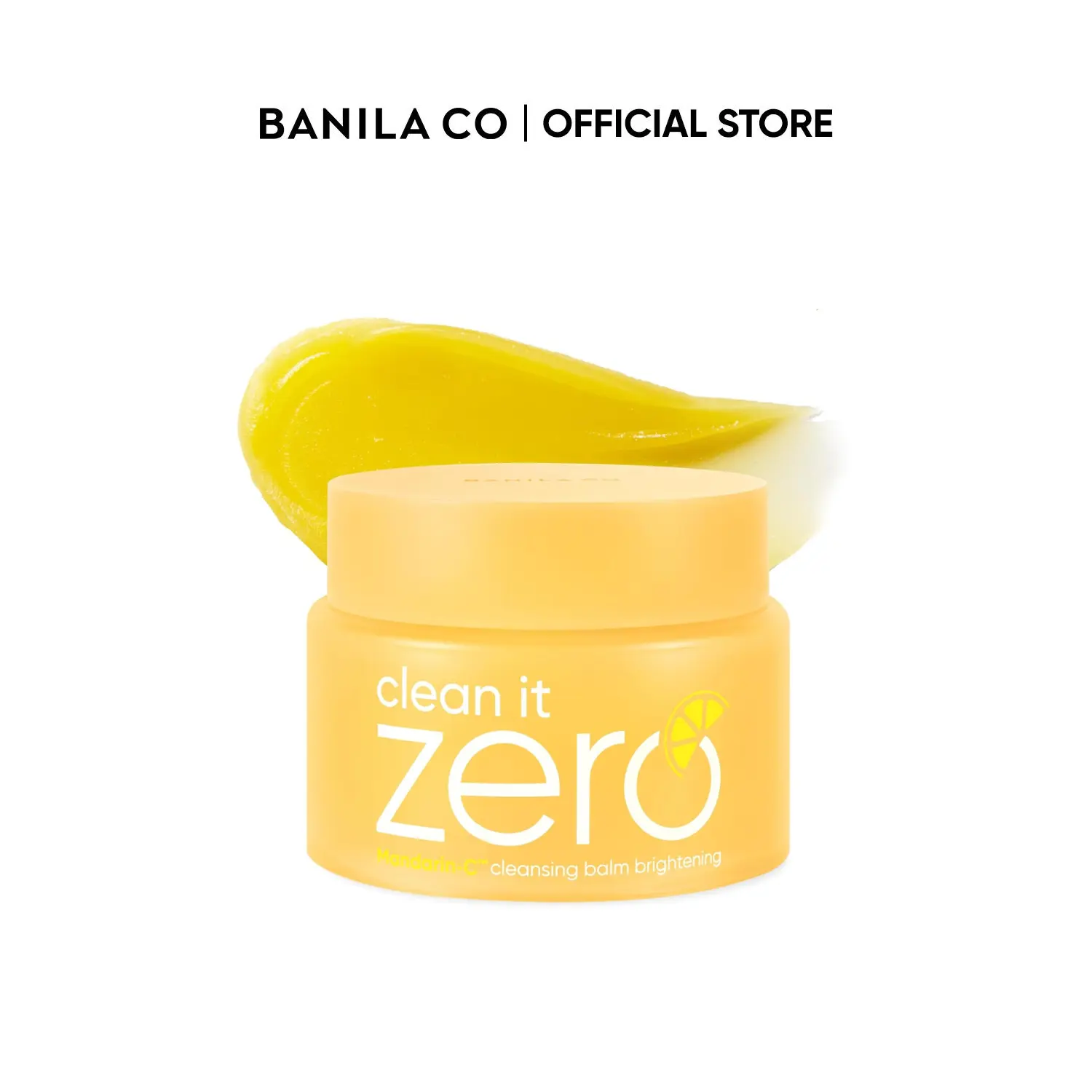 BANILA CO Clean It Zero Brightening Cleansing Balm 100ML (3.38 fl oz) | For Dull, Uneven Skin | Glow-Boosting Cleanse, Gentle Hydrating Makeup Remover | Vegan, Hypoallergenic, Mandarin C & Vitamin C | Pamper Spa Gift for Mom, Self-Care & At-Home Relaxatio