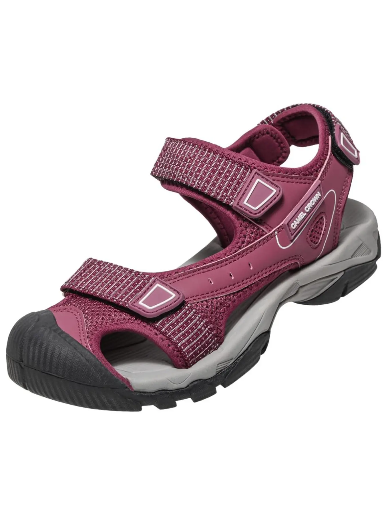 CAMEL CROWN Women's Hiking Sandals Waterproof Closed Toe Water Sandals Comfort Adjustable Athletic Outdoor Sporty Sandals Sports Sandals for Summer Beach Hiker Trekking Camping