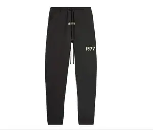 Men's 1977 Fashion Sweatpants, Comfortable Fabric Men's Bottoms for Casual Wear