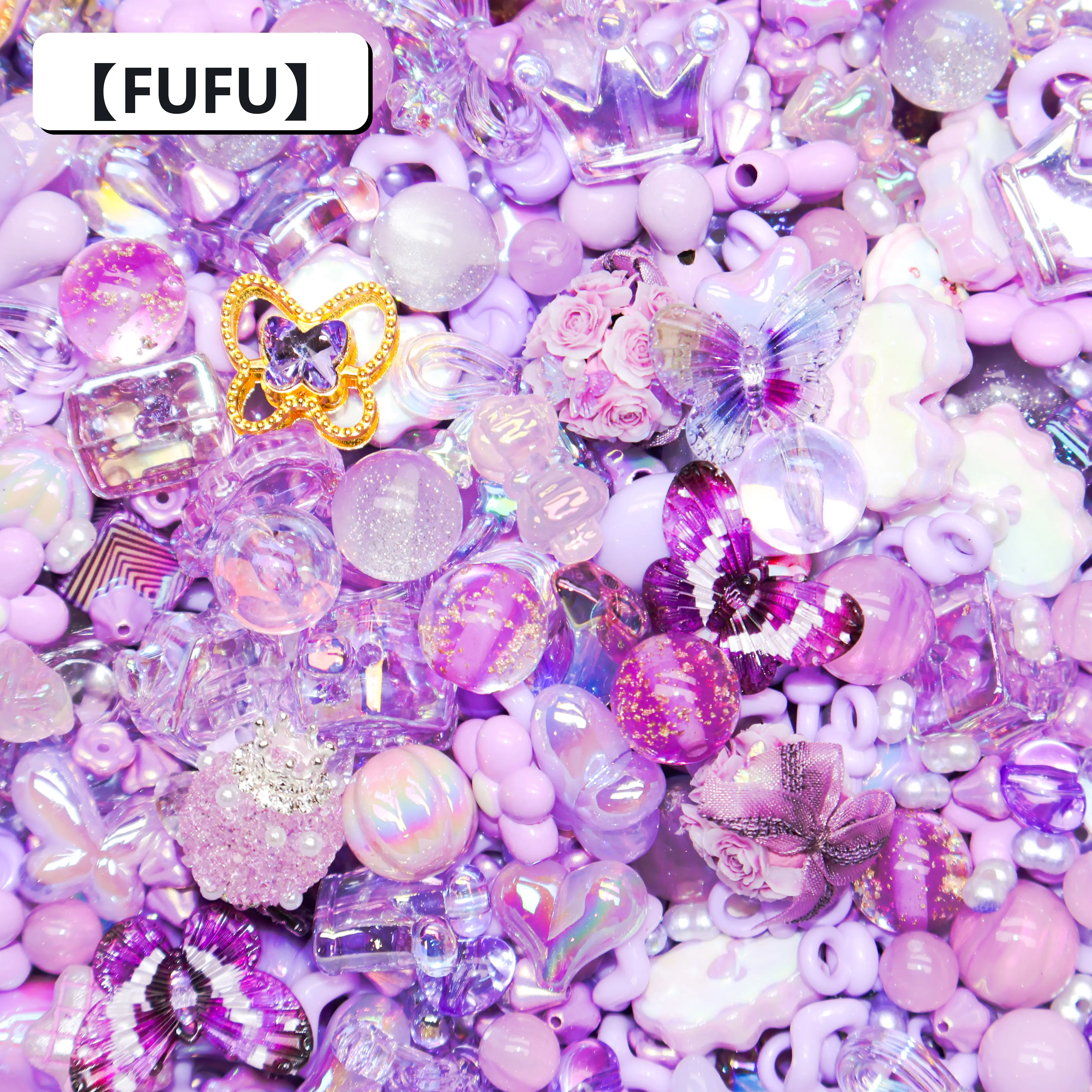 [FUFU] Live Beads Pack for DIY Bracelets, Charms and Crafts