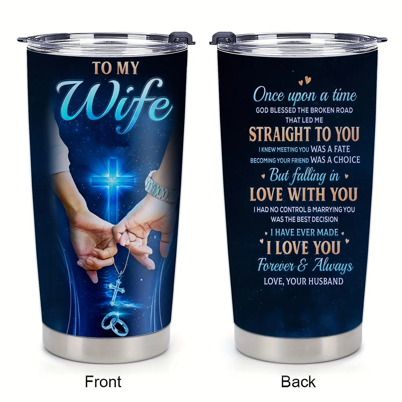 20-oz Stainless Steel Insulated Travel Mug - Kitchenware Drinkware Flask, Ideal Gift for Husbands, Perfect for Birthdays, Valentine's Day, Flasks