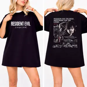 Resident Evil Requiem, Vintage Distressed Leon Kennedy Fan T-Shirt, Gift For Women and Man Unisex T-Shirt