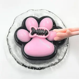 Cat Paw Stress Relief Toy, Soft Cute Cat Pad Compression Toy, Slow Rebound Squishy, Portable Anxiety Relief Mini Toy