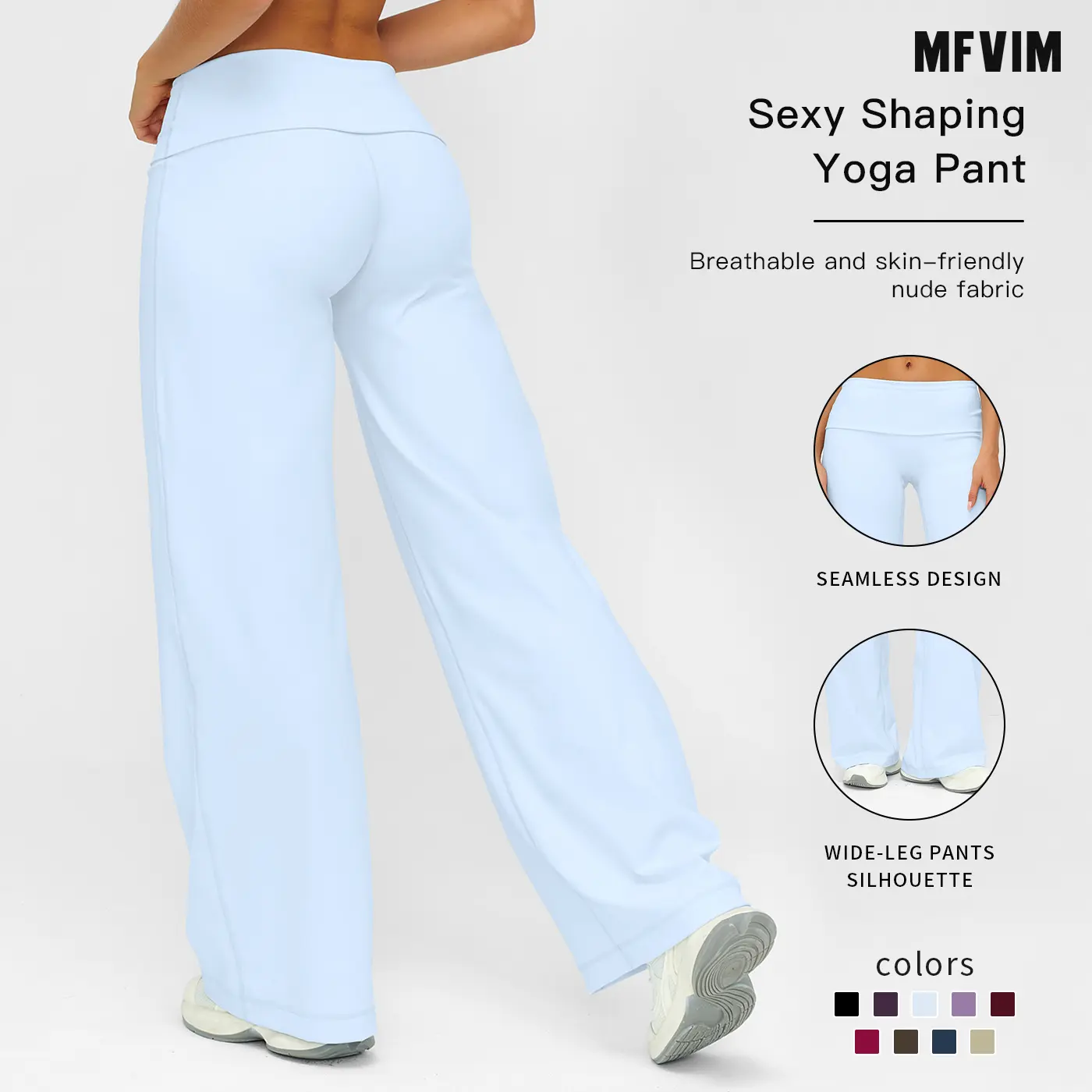 MFVIM Women’s High-Waisted Athletic Joggers - Solid Color Slim-Fit High-Elastic Leggings, Athleisure Bottoms for Yoga, Gym (Clothes, Pants for Women), Women's Clothes, Yoga Pants,back to school,back to school haul