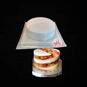 Molde de plástico para gelatina - molde redondo Plastic