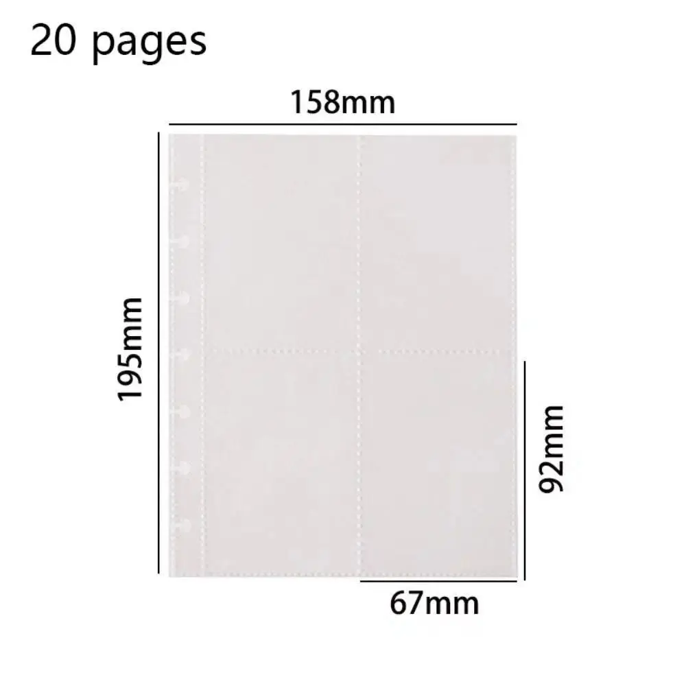 Kpop Photo Album New INS Multi-pockets Loose-leaf Binder 3 Inch Photocard Holder Idol Cards Collect Book Star Chaser