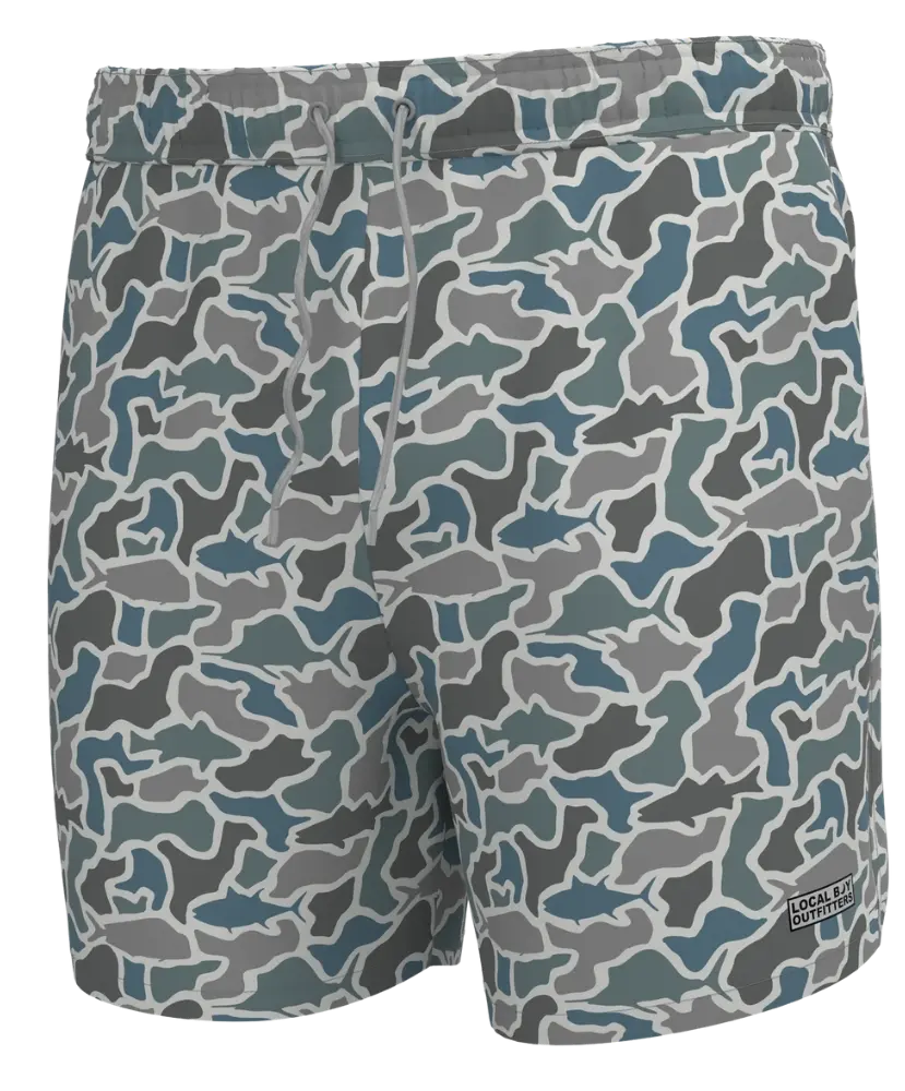 Local Boy - Camo Bayview Swim Trunk