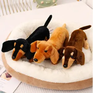 Soft Plush Weiner Dog Toy, 25cm/9.84in, Three Colors Available, Healing Puppy Stuffed Animal, Kids Comfort Pillow, Creative Birthday Gift, Cuddly Stuffed Animal, Soft Stuffed Animals