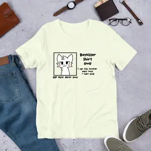 BoyKisser, Funny Furry Meme Shirt, Femboy Shirt, Bisexual LGBTQ Pride, Weeb Shirt, Waifu Shirt, Fursona, Transgender