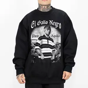 El Gallo Negro Vatos Locos Old Movie Chicano Clothing Gangster Clothes Hoodies for Men Men's Clothing Lowrider Graphic Tee Men Gift VL6 Oversized Unisex Loose Sweatshirts