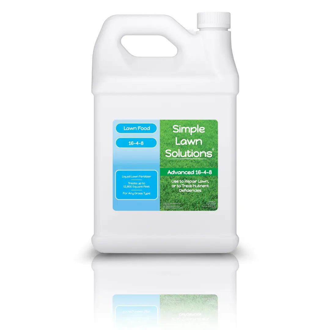 Lawn Food 16-4-8 - Complete Balanced NPK Liquid Fertilizer - All-Season Lawn & Grass Care - 1 Gallon