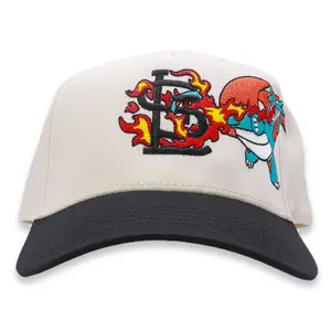 Embroidered Snapback Baseball Hat with Anime Design for Men and Women Adjustable Cotton Unisex Casual Hat 59cm Size Classic Embroidery Durable Fabric Comfortable Fit