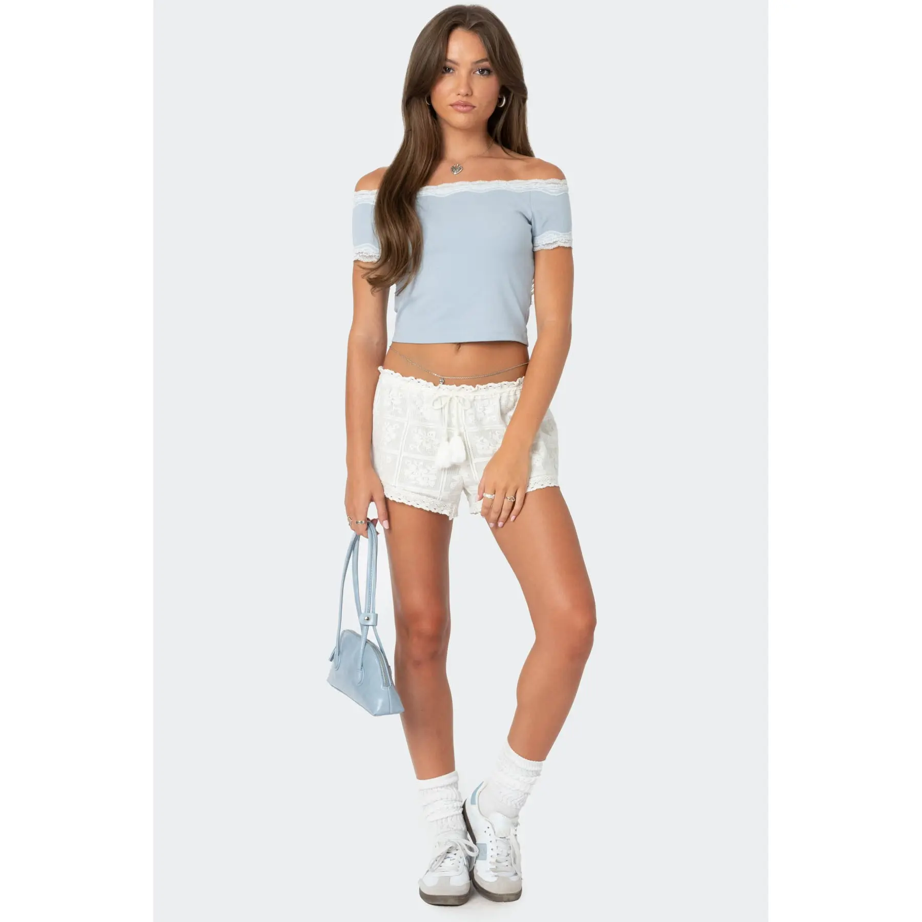 Needlepoint Lacey Shorts