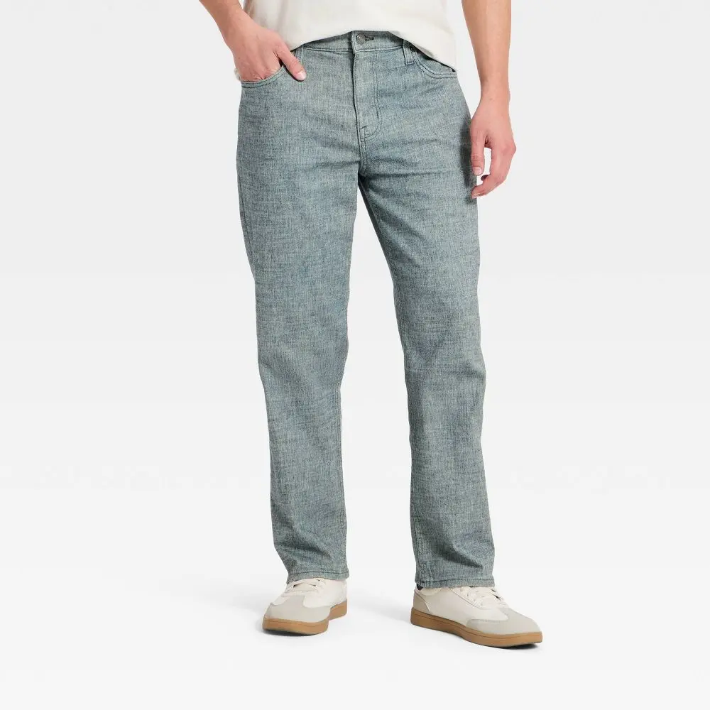 Men's Lightweight Vintage Straight Fit Jeans - Goodfellow & Co Men's Lightweight Vintage Straight Fit Jeans - Goodfellow & Co