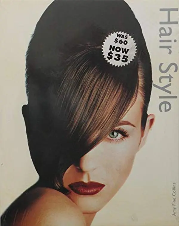 Used Hardcover Book - Hair Style by Amy Fine Collins - English Hair Styling Guide with Tips and Tricks for Beautiful Women