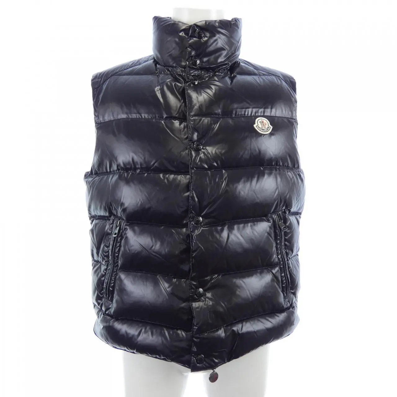 Pre-owned MONCLER Nylon Small Leather Goods TIB Down Vest