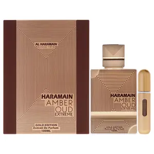Al Haramain  Amber Oud - Gold Edition Extreme Women Fragrance - 3.4 oz EDP Spray,long lasting fragrance Amber Oud Aqua Dubai Perfume oud  fragrance