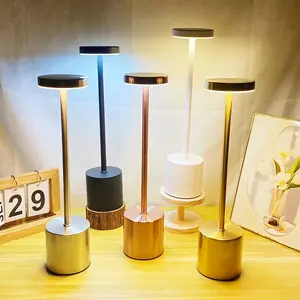Adjustable Three-Color LED Table Lamp, Modern Computer Lamp, USB Rechargeable Night Light, Dimmable Nightlight, Home Decor, Living Room Bedroom Office Use, Five Colors Available