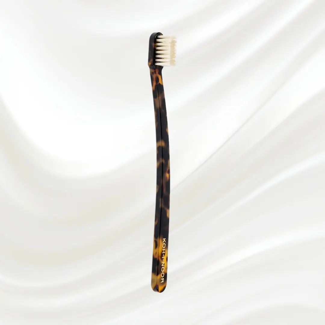 Coccola Natural Bristle Toothbrush - Medium | Luxury Cellulose Acetate