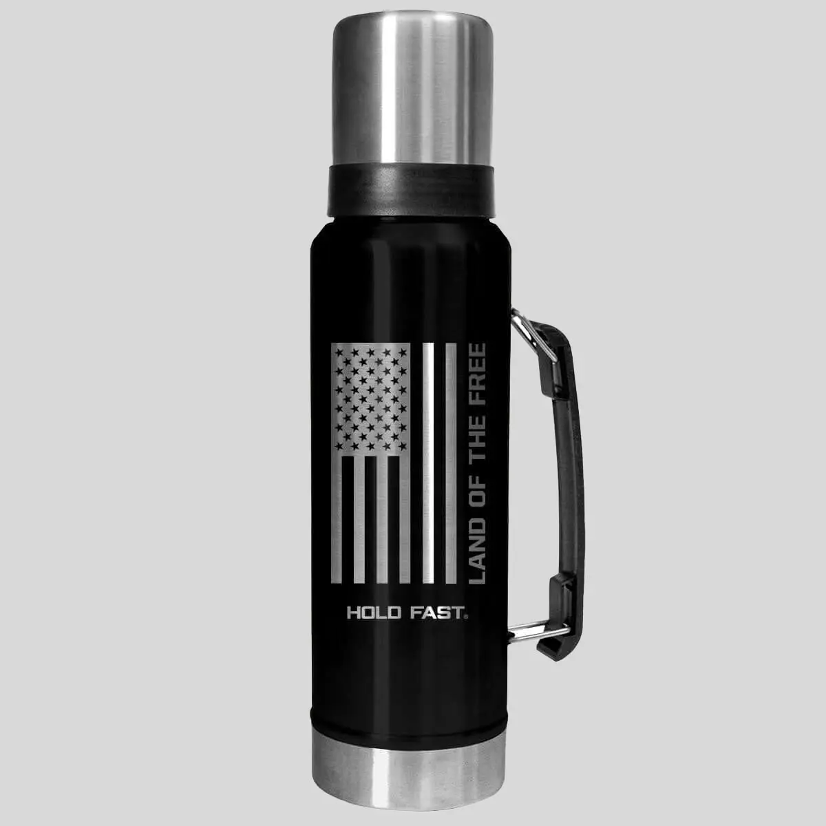 HOLD FAST Black Flag 42 oz Magnum Steel Drink Tank HOLD FAST Black Flag 42 oz Magnum Steel Drink Tank