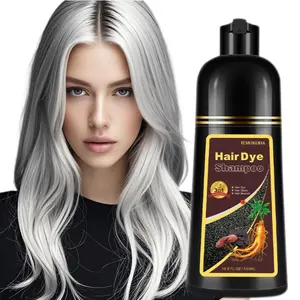 Natural Silver Gray Hair Dye Shampoo,  3 in 1 Shampoo to Paint Gray, Instant Coloring Shampoo for Dyeing , Easy to Use,Haircare 16.9 Fl Oz