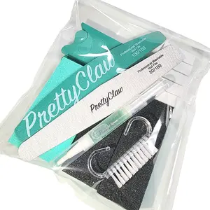 Nail Kit All Green PrettyClaw 15 Pieces Includes Mini 3-way  4-way Manicure And Acrylic Nail Files Toe