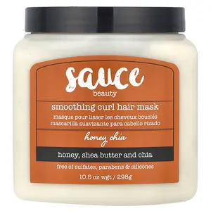 Sauce Beauty Smoothing Curl Hair Mask, Honey Chia, 10.5 oz (298 g)