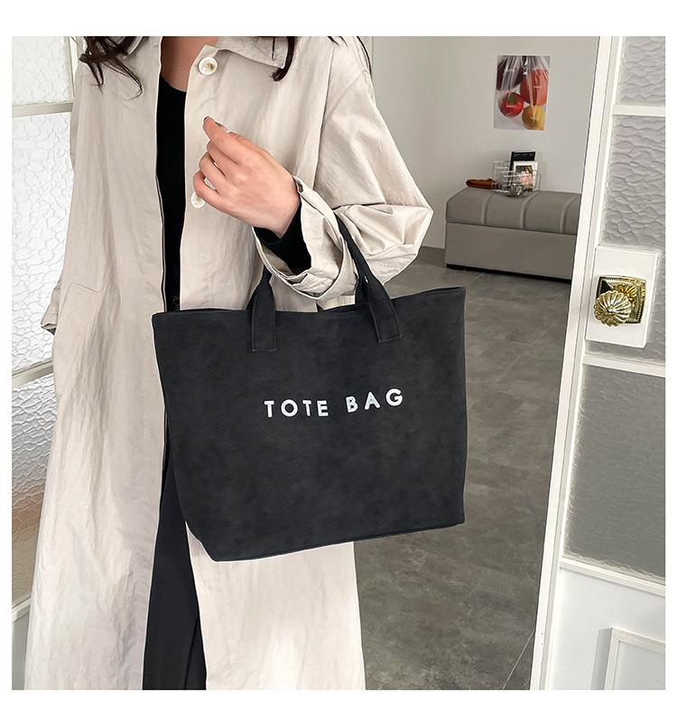 New Large Capacity Tote Bag for Women | Chic Minimalist Luxury Handbag | Trendy Commuter Work Bag | Versatile Everyday Shoulder & Top Handle Purse | Stylish Must-Have