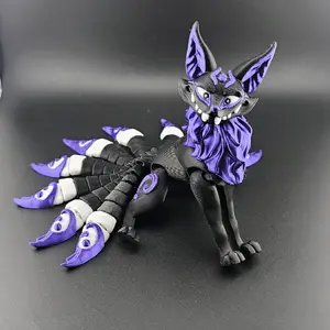 3d Printed Kitsune fox figurine Decoration Decor