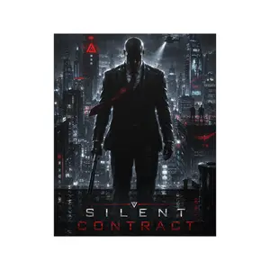Silent Contract Gaming Poster | Gaming-style poster