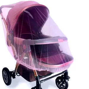 Stay Protected from Mosquitoes with this Durable Pink Stroller Mosquito Net - Perfect for Newborn Baby Strollers, Bassinets, Cradles, Playards, Pack N Plays & Mini Cribs! Christmas Halloween Gift