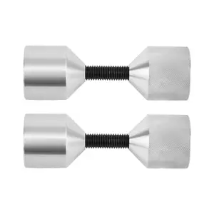 2pcs Flange Two Hole Pin Set Stainless Steel 1-5/8in Diameter 304 1/2-1-1/2