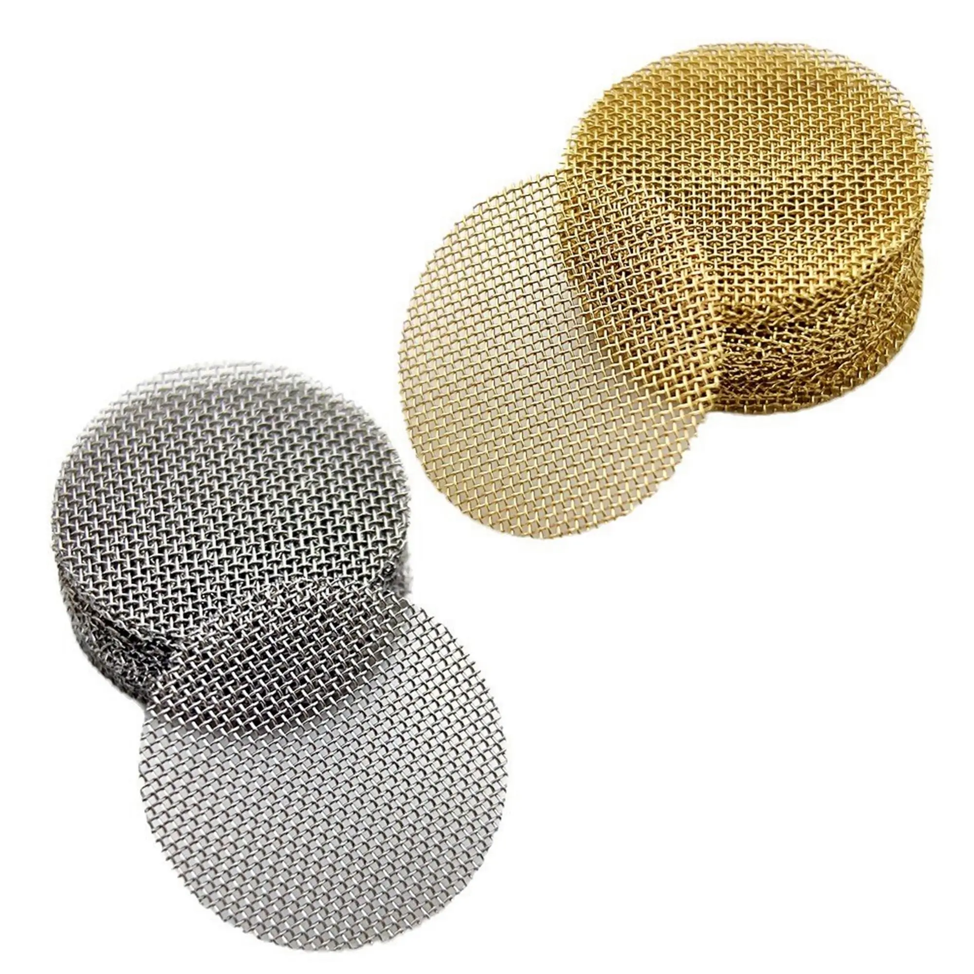220pcs Pipe Screens  5/8 Inch (0.63 Inch) Filters 110pcs Stainless Steel and Brass