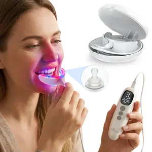 Red & Blue Light Therapy Gum Care Device 3.0 with 18 Laser Diodes for Daily Gum & Teeth Care with Storage Case At-Home Treatment for Healthier Oral Health