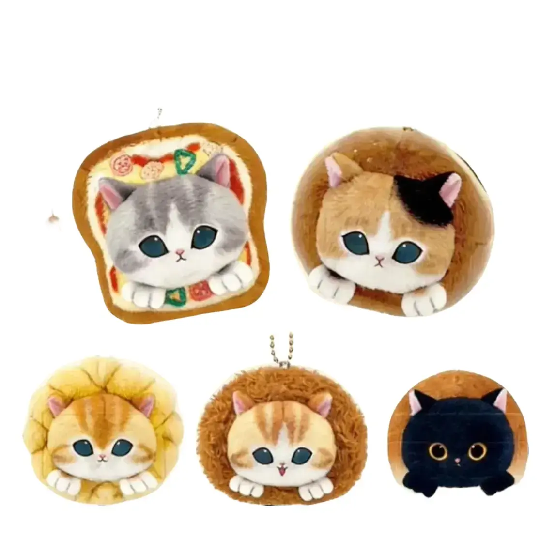 1758. MOFUSAND Bread Meow Series Plush Blind Box
