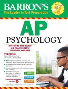 USED-Barron's AP Psychology with CD-ROM by Allyson J. Weseley Ed.D. (Paperback)