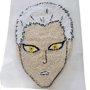 Noel noa Punch Needle Coaster - Handmade Tableware with Unique Design and Textured Finish