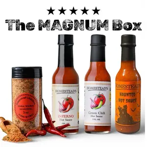 The MAGNUM Box, sauces, spices, flavors