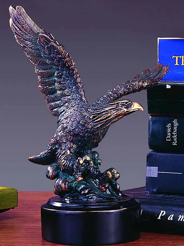 Marian Imports Decorative Eagle Figurine & Miniature Sculpture 31102 - 6 x 7.5 in., Figurines & Miniatures