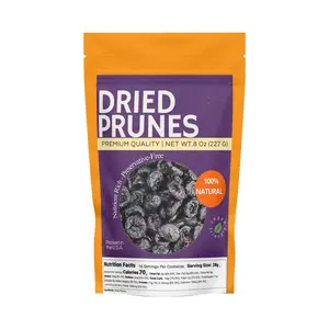 El Alebrije - Dried Prunes  8 Oz (227 g) - Whole Prunes, No Preservatives, No Added Sugar, Antioxidant Rich Healthy & Delicious Snack - Dry, Fruit