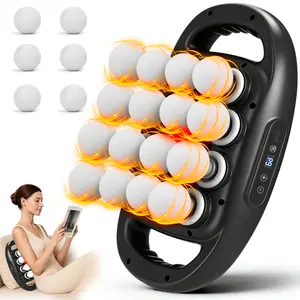 【Memorial Day】16-Head Portable Handheld Electric Muscle Massager for Youth - 9 Levels of Intensity, High-Power Intelligent Adjustment, Professional Muscle Relaxation Adjustable Red Light Therapy Massage Gun