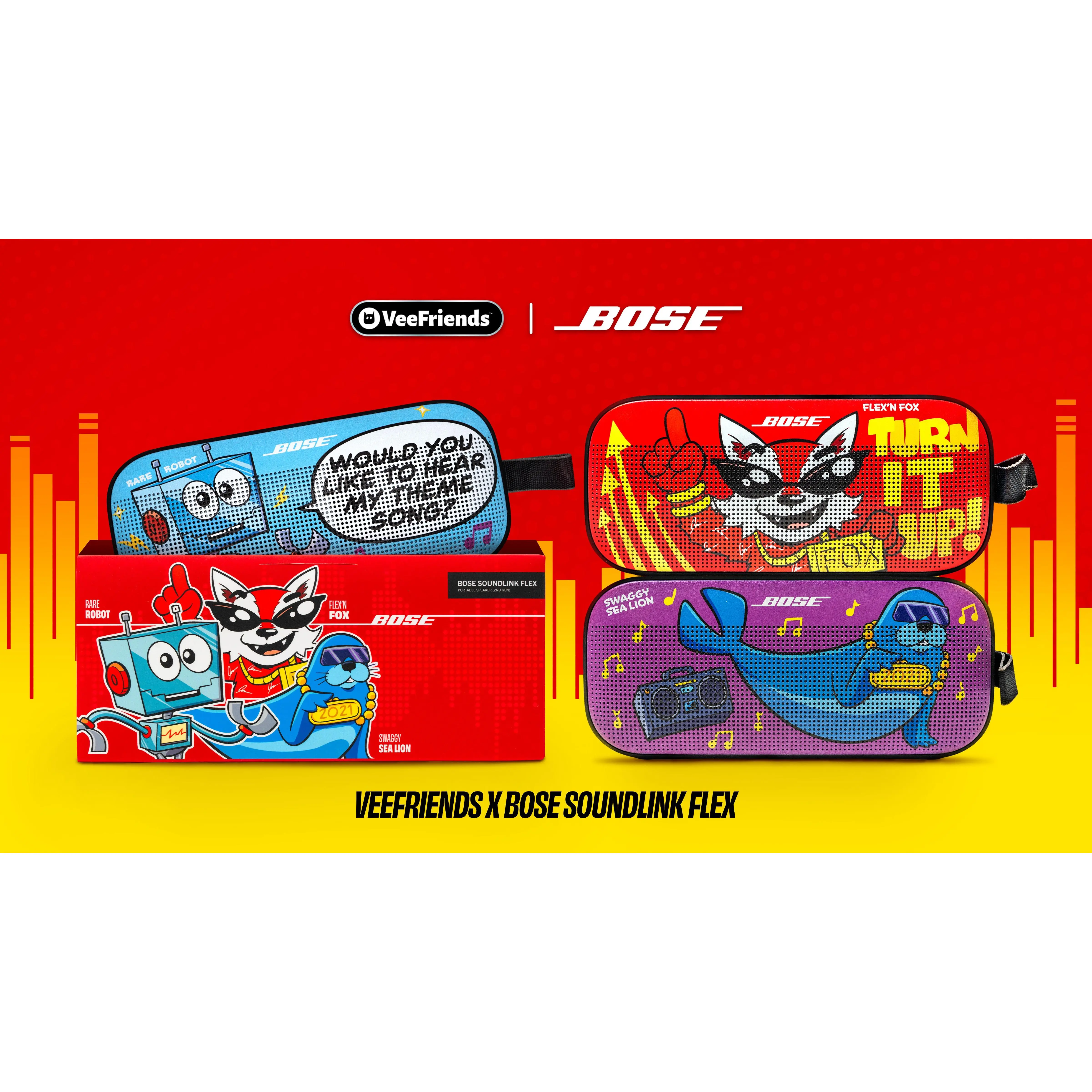 VeeFriends X Bose SoundLink Flex Portable Bluetooth Speaker (Gen 2) Blind Box