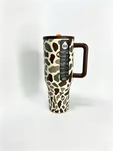 Trendy Camo Cow 40oz HydroJug Gym Tumbler With Handle