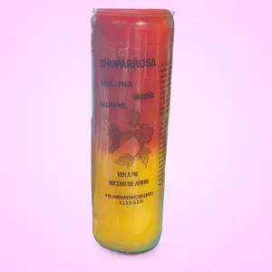 Large Chuparosa Hummingbird Wax Candle - 7-Day Burn Time, Home Decor, Room Decoration, Freshener for Home Supplies