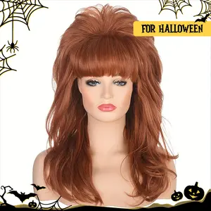 Hairjoy 80s Peggy Bundy Beehive Wig - Blonde Loose Wave Synthetic Bouffant with Adjustable Fit, Heat-Resistant Synthetic Hair for Married Housewife Costume, Vintage Cosplay & Halloween Party (One Size Fits Most), Hair Wig