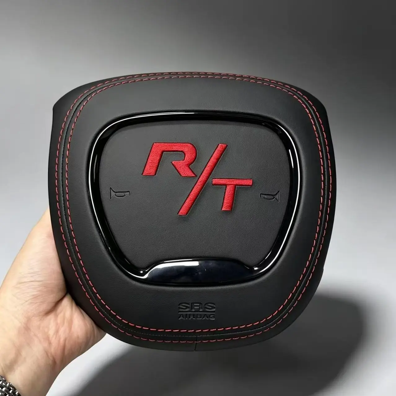 Custom Steering Wheel Center Cover Replacement Parts for Dodge Challenger, Charger R/T, Scat Pack, Durango SRT - 100% Fitment Guarantee, 392(Red Stitching Carbon Fiber), R/T(Red Wine Leather White Stitching Carbon Fiber), Aesthetic Upgrade, Custom Orders, Custom Steering Wheel Center Cover Replacement Parts for Dodge Challenger, Charger R/T, Scat Pack, Durango SRT - 100% Fitment Guarantee, 392(Red Stitching Carbon Fiber), R/T(Red Wine Leather White Stitching Carbon Fiber), Aesthetic Upgrade, Custom Orders,