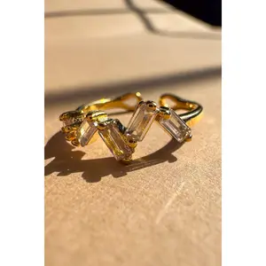 Natasha Gold Dipped Stone Ring