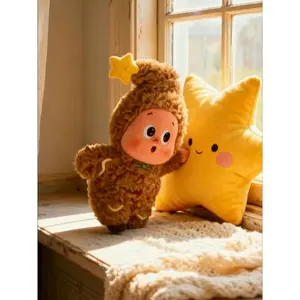 (DAREN8004)POP MART Twinkle Twinkle Savor the Moment Series-Fresh-Baked Mini Cookies Plush Pendant