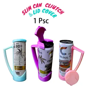 A set that includes a beer mug sleeve, coaster, and lid cover. These mug accessories offer a comfortable grip. They complement any interior decor and table setting, and are a must-have for beach trips and parties.